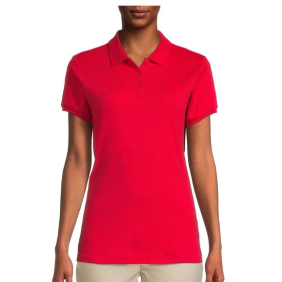 Wonder Nation Juniors School Uniform Polo Shirt with Short Sleeves - Picture 2 of 5